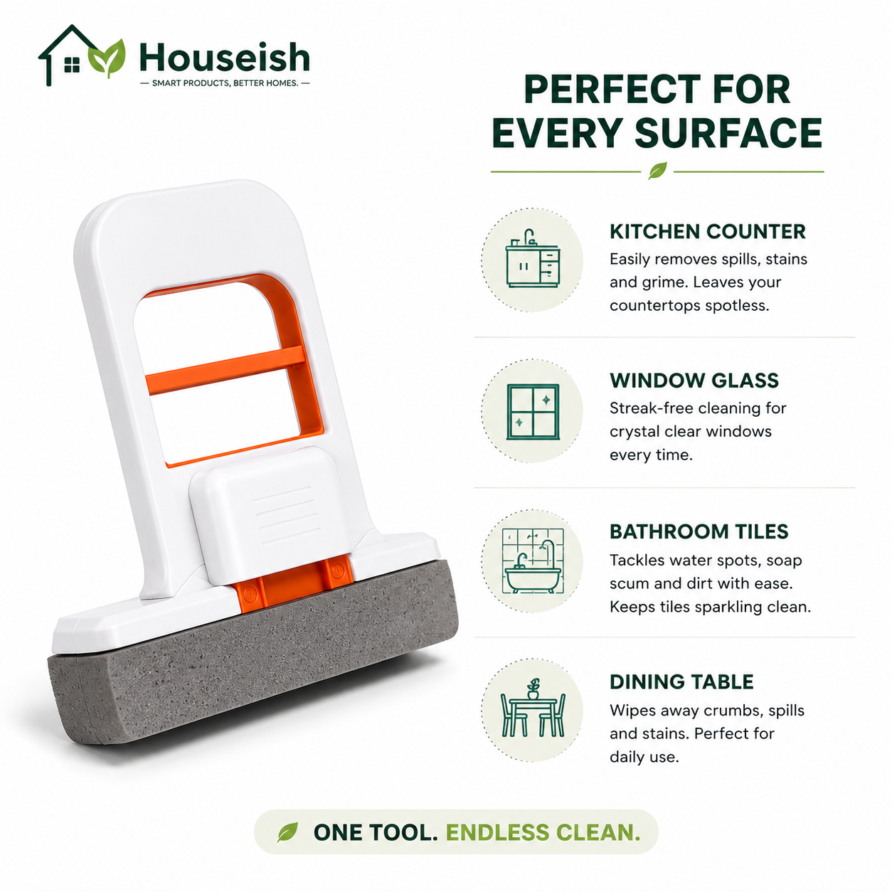 Houseish™ Mini Foldable Sponge Mop