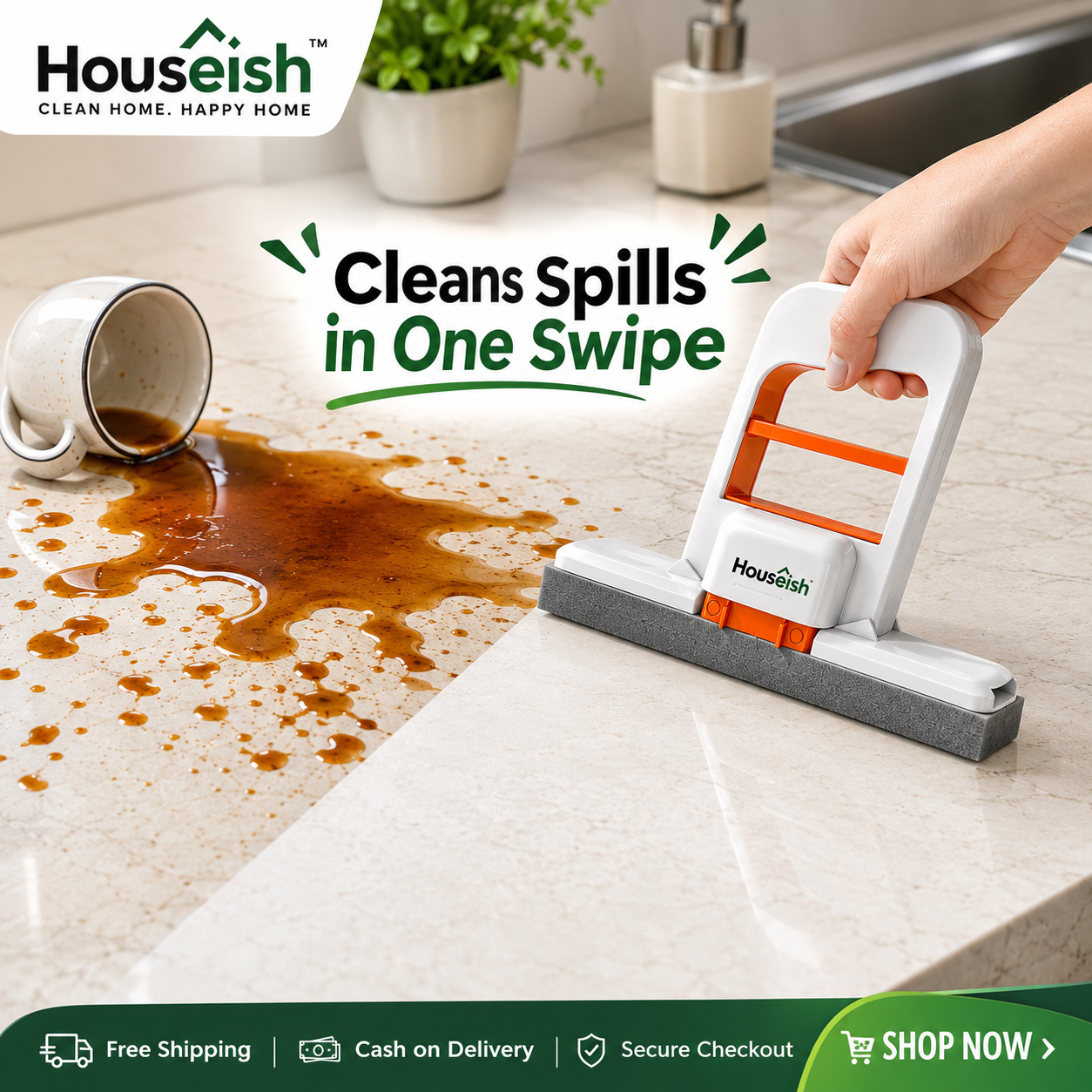 Houseish™ Mini Foldable Cleaning Mop
